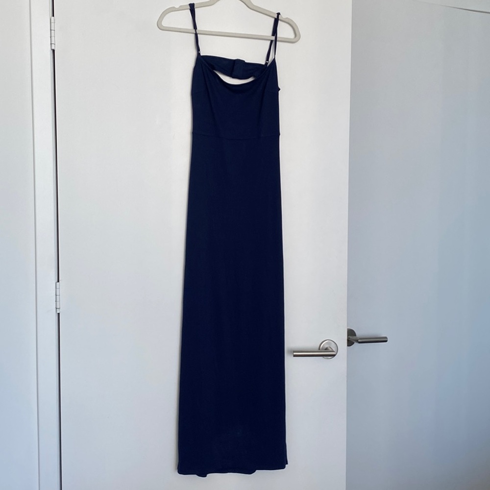 Open back maxi dress